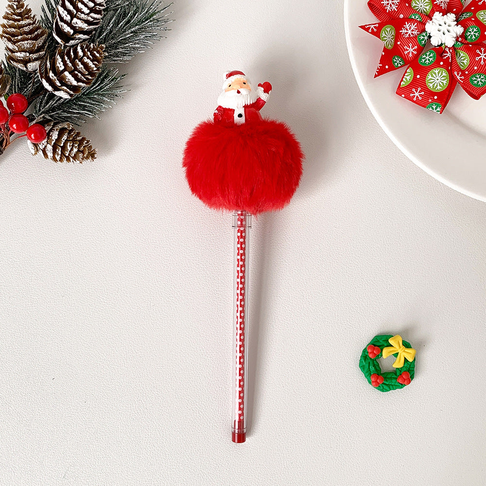 Wholesale Christmas ball ball pen cute children  cartoon pen