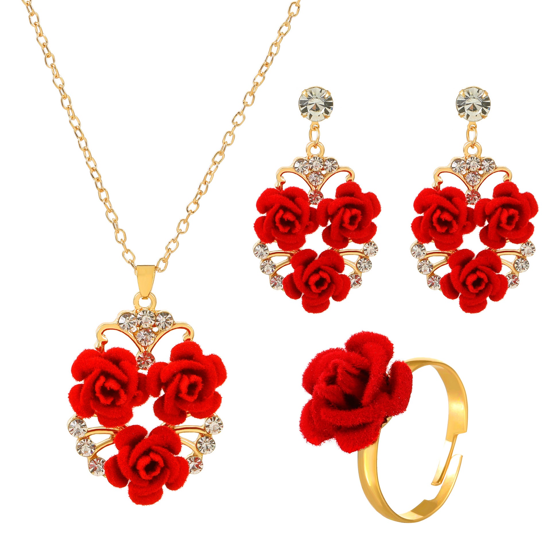 Wholesale  Rose Necklace suit