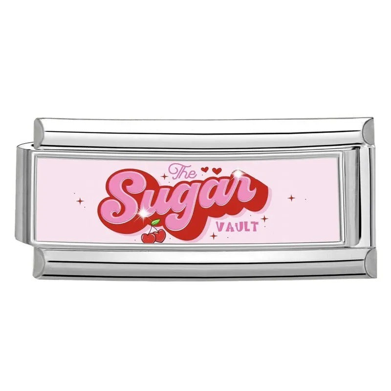 Wholesale Stainless Steel Elastic Couple Bracelet with UV Print,  Italian Design Fashion Accessory for Resale