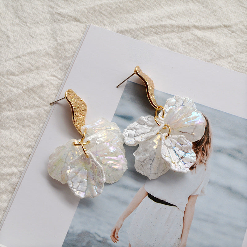 Wholesale  Colorful Acrylic Flower Earrings