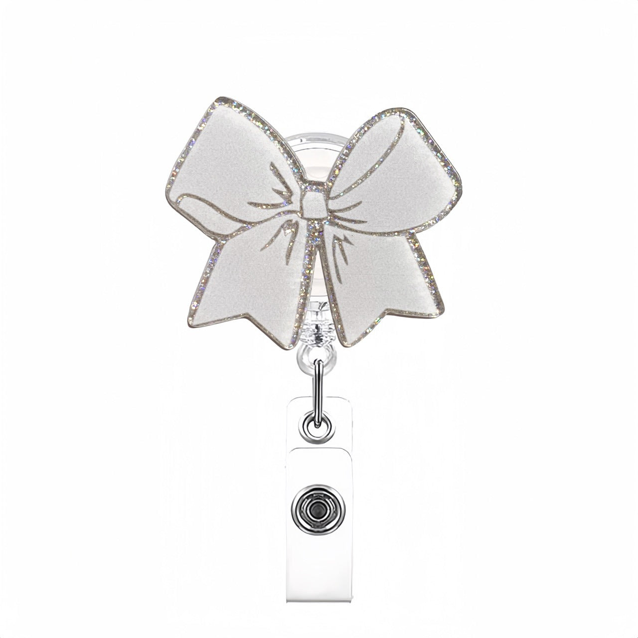 Wholesale Acrylic Badge Reel Keychain with Fun Pattern