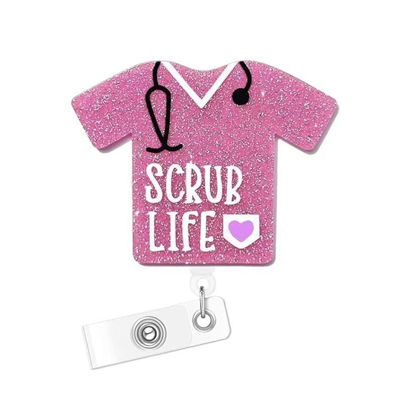 Wholesale acrylic badge scroll  Badge Reels