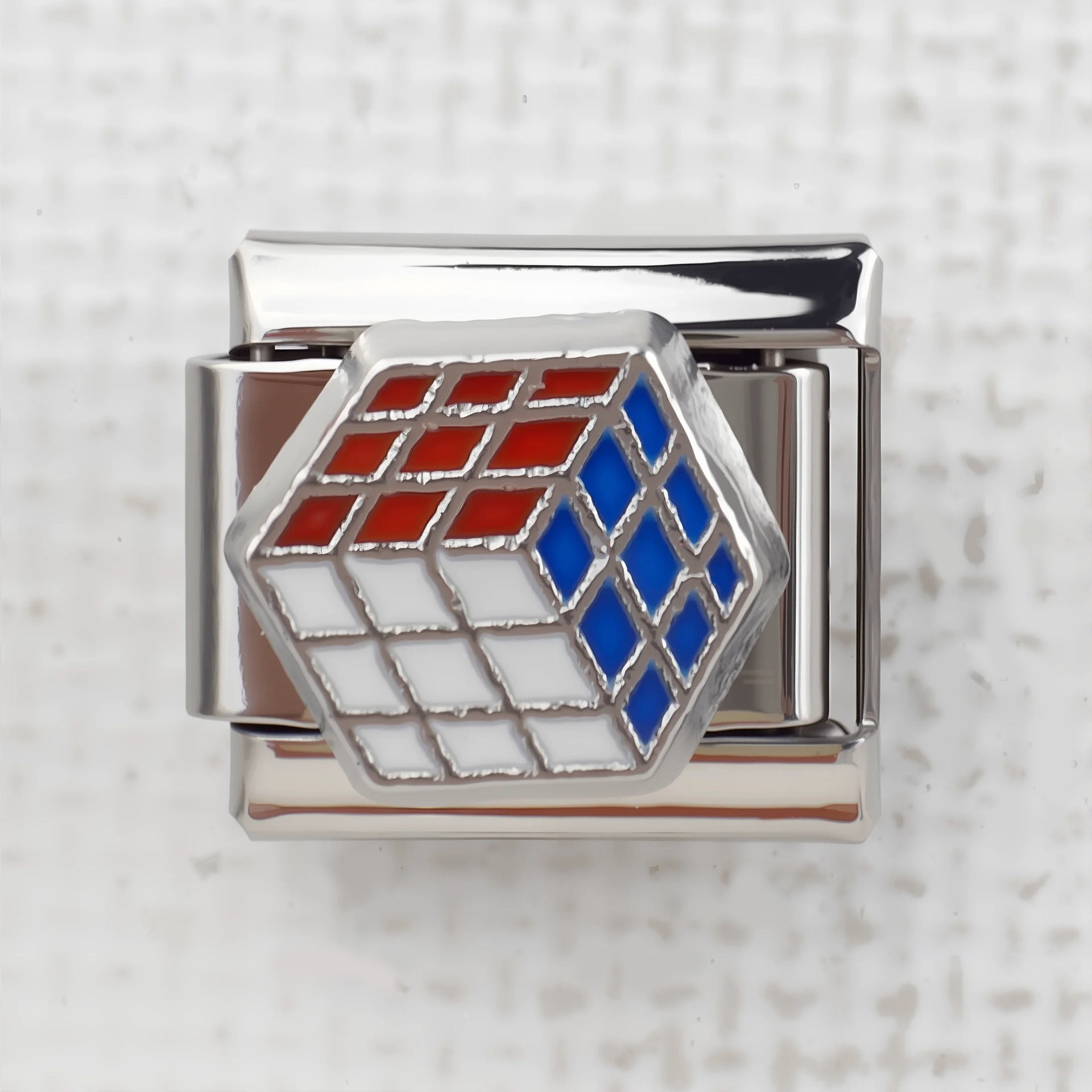 Wholesale 5pcs Italian Charm Bracelet 9mm DIY Splicing Creative Pattern Stainless Steel Composable Bracelet