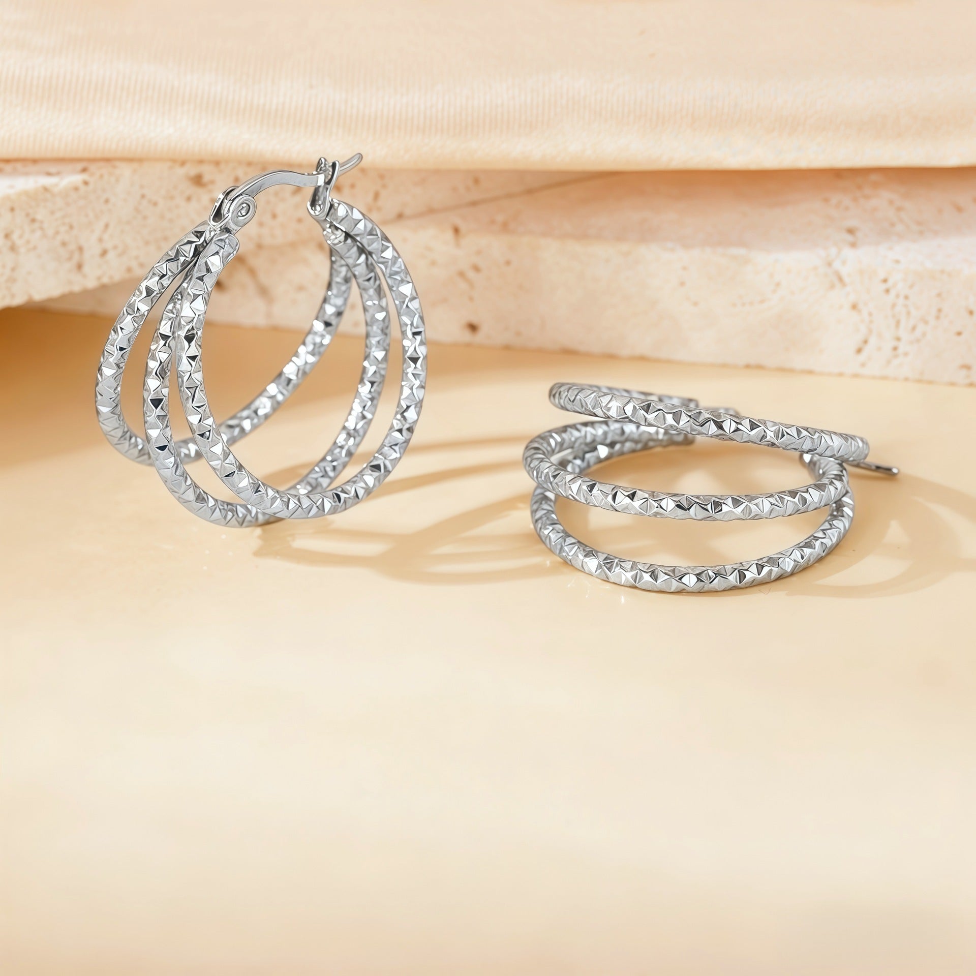 Wholesale titanium steel  non-fading earrings