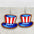 Wholesale  American Independence Day earrings hat boots wooden earrings