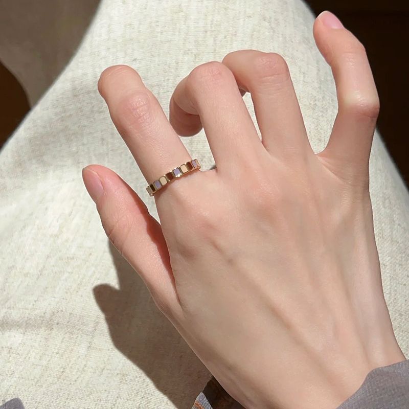 Wholesale Chinese Style Butterfly Flower 6 Piece Ring Set Alloy Electroplated Adjustable Rings For Women Stylish Everyday Wear Boutique Resale