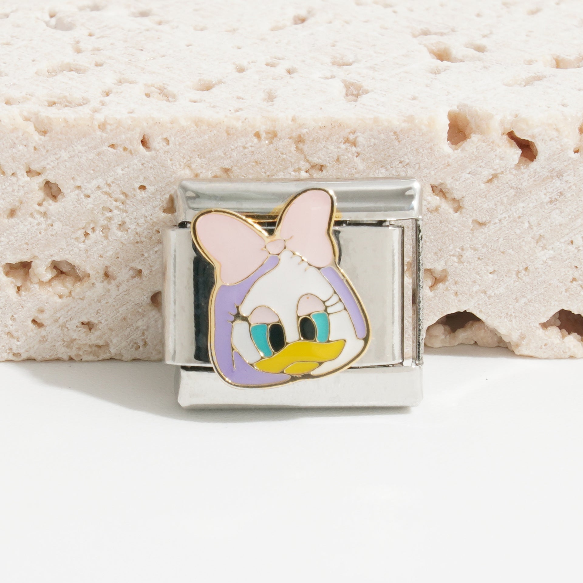 Wholesale 9mm Italian Charm Starter Bracelets DIY square Single Section Creative Stainless Steel Composable Bracelet