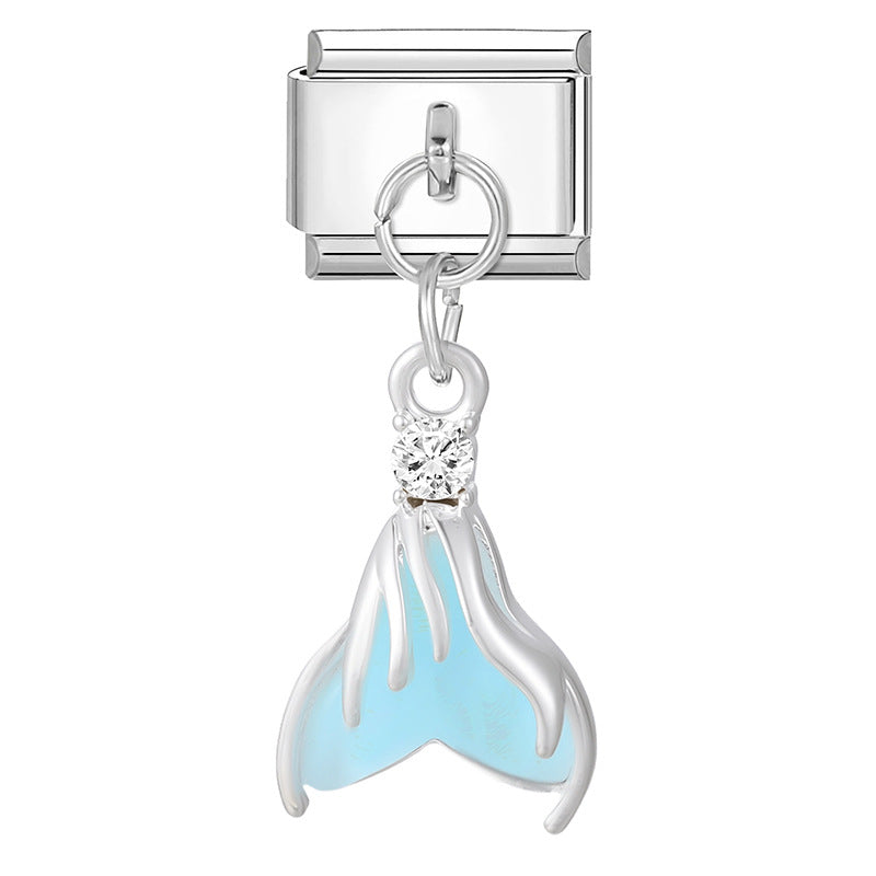 Wholesale 9mm Italian Charm Starter Bracelets DIY Pendant Style Stainless Steel Composable Bracelet