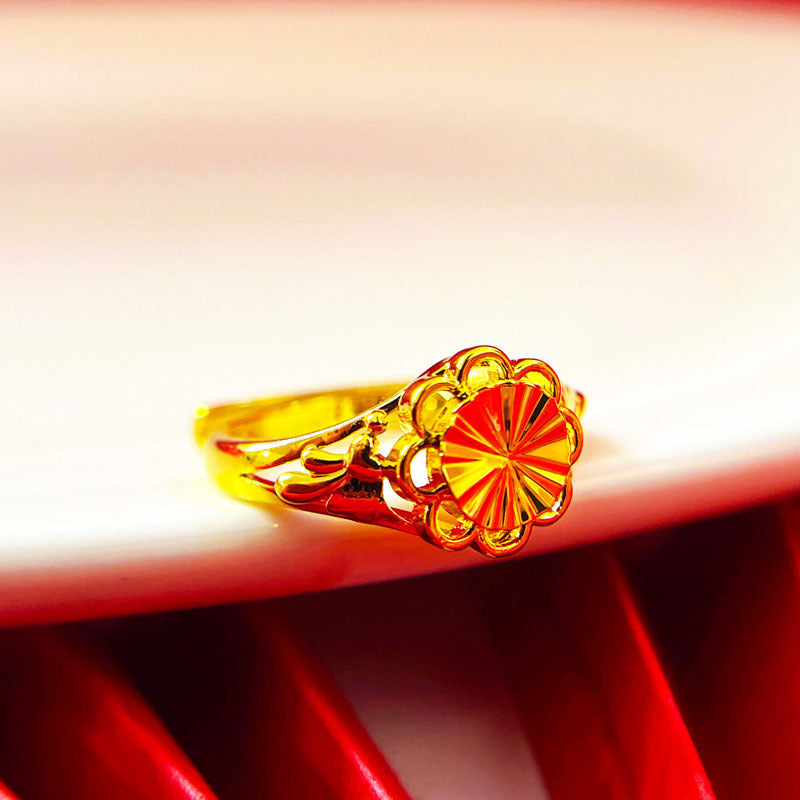 Wholesale Gold Petal Ring ACC-RS-WanXi012