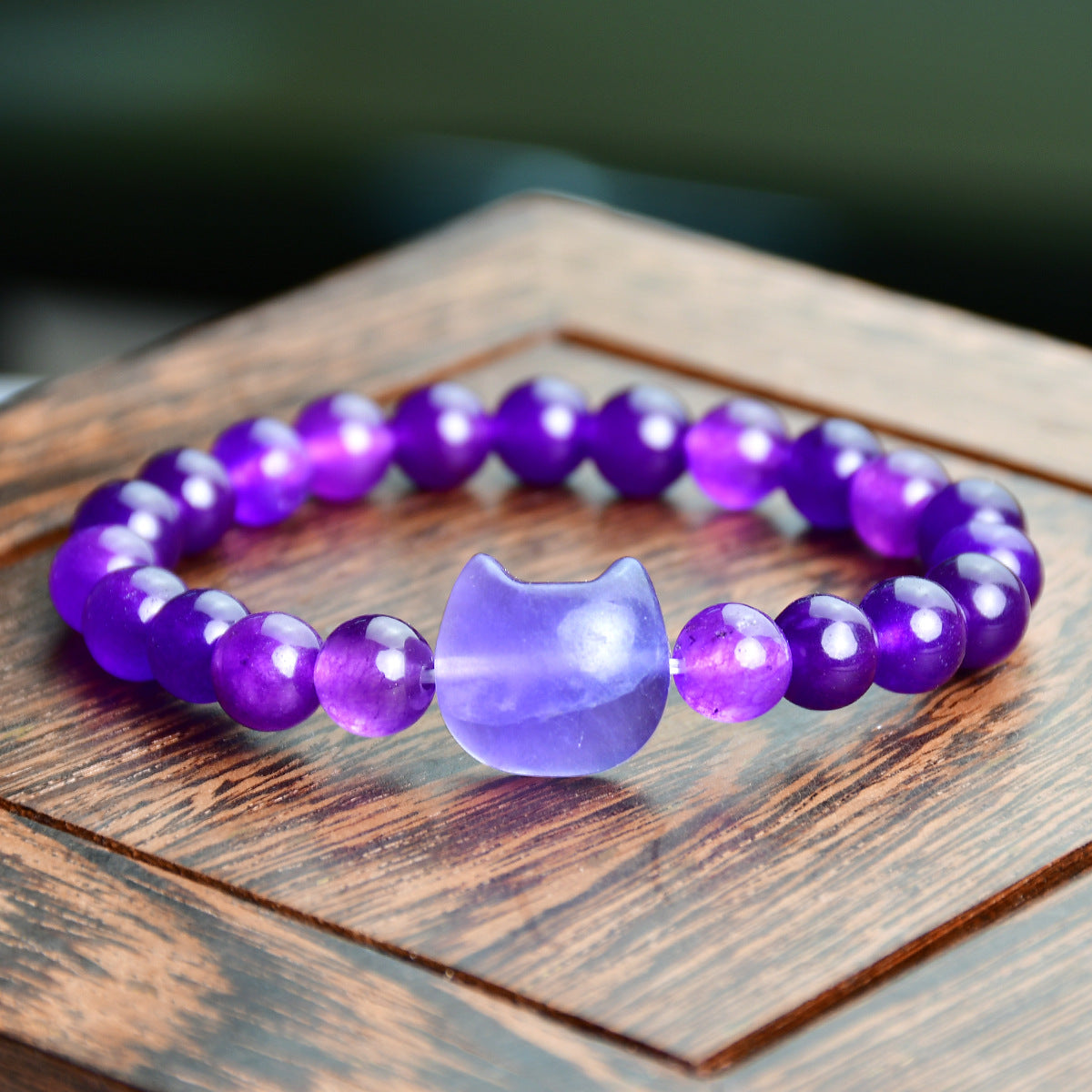 Wholesale Handmade Cat Natural Stone Beaded Bracelet with Tiger Eye and Pink Crystal - Everyday Fashion Accessory for Women