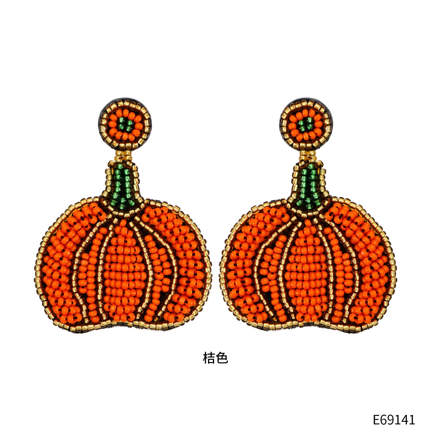Wholesale Halloween Series Earrings Pumpkin Candy Ghost Acrylic Earrings ACC-ES-JieMi010