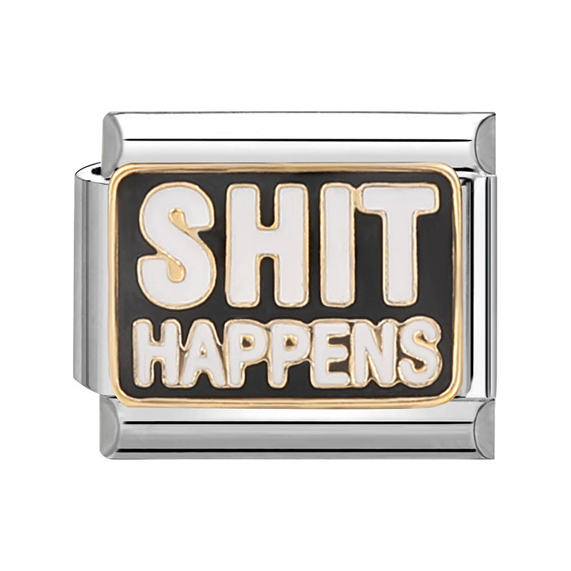 Wholesale Italian Charm Bracelet 9mm DIY Splicing Removable  Stainless Steel Composable Bracelet