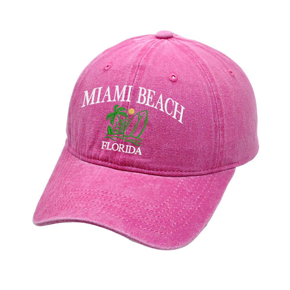 Wholesale Vintage Beach Hat Baseball Cap Embroidered Beach Cap ACC-HT-HaiPu003