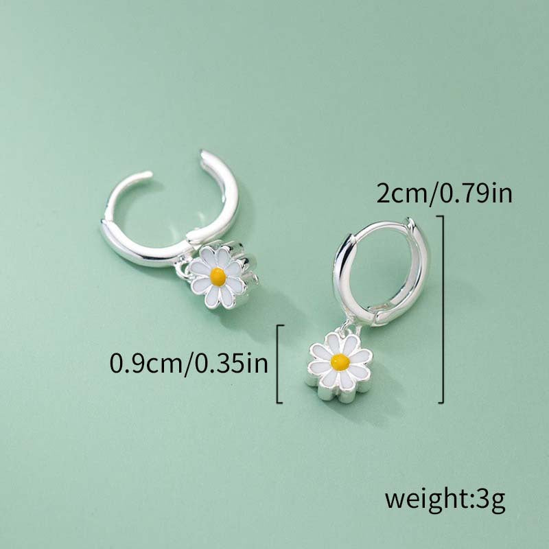 Wholesale  small daisy earrings with flower earrings
