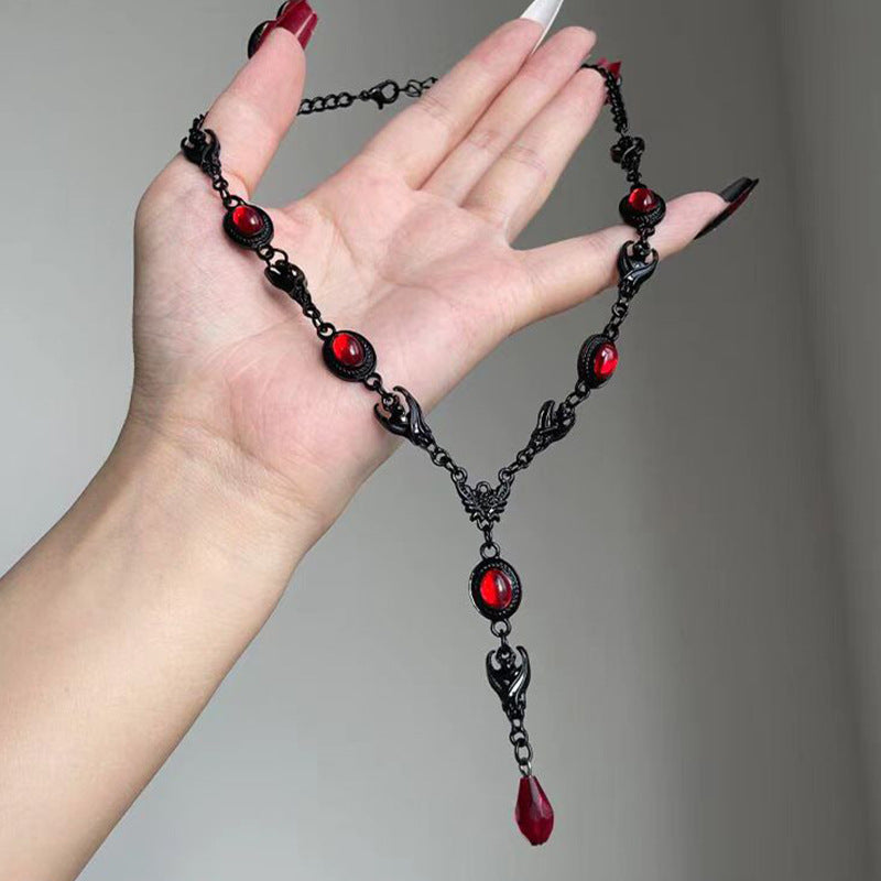 Wholesale  Red Zircon Necklace