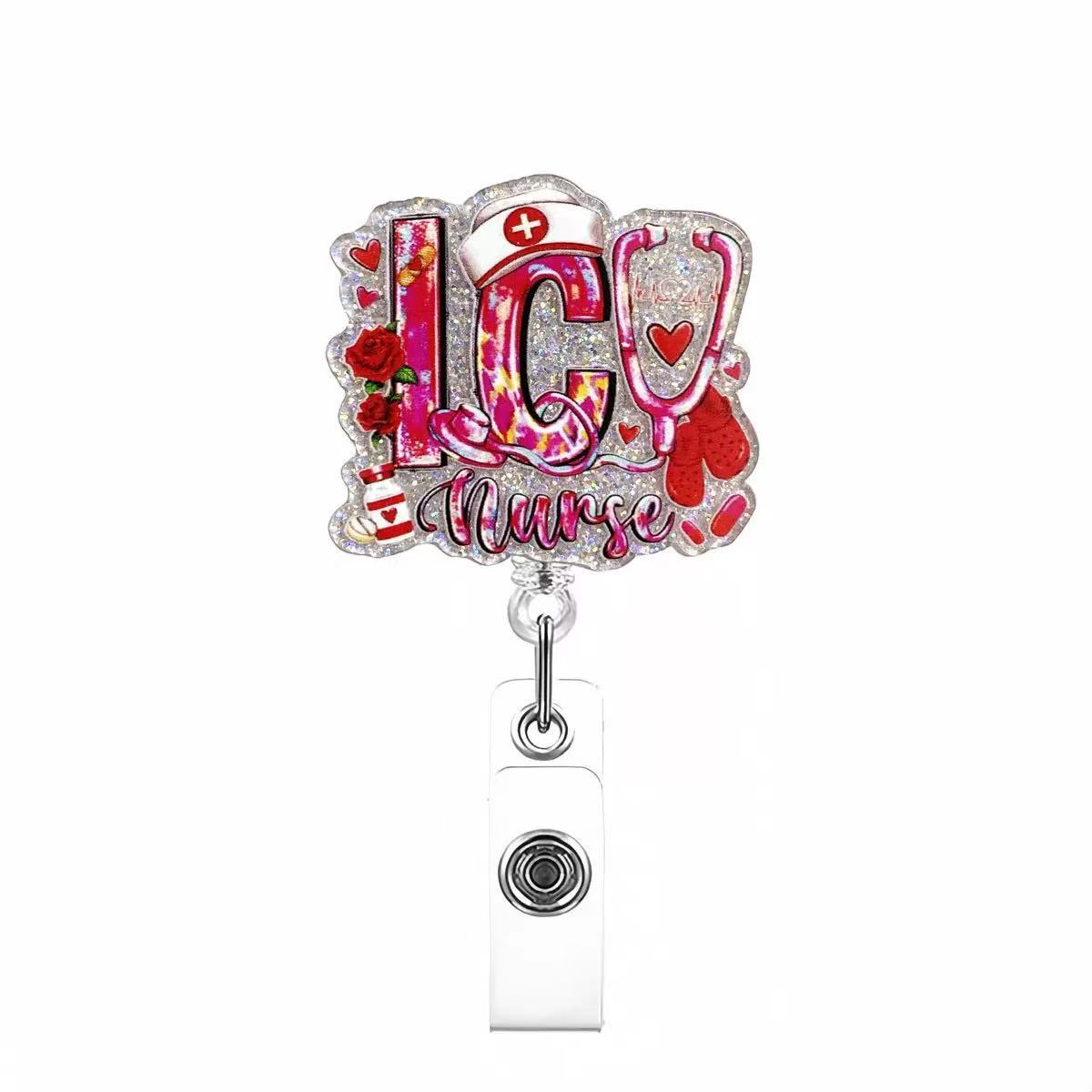 Wholesale acrylic badge scroll  Badge Reels