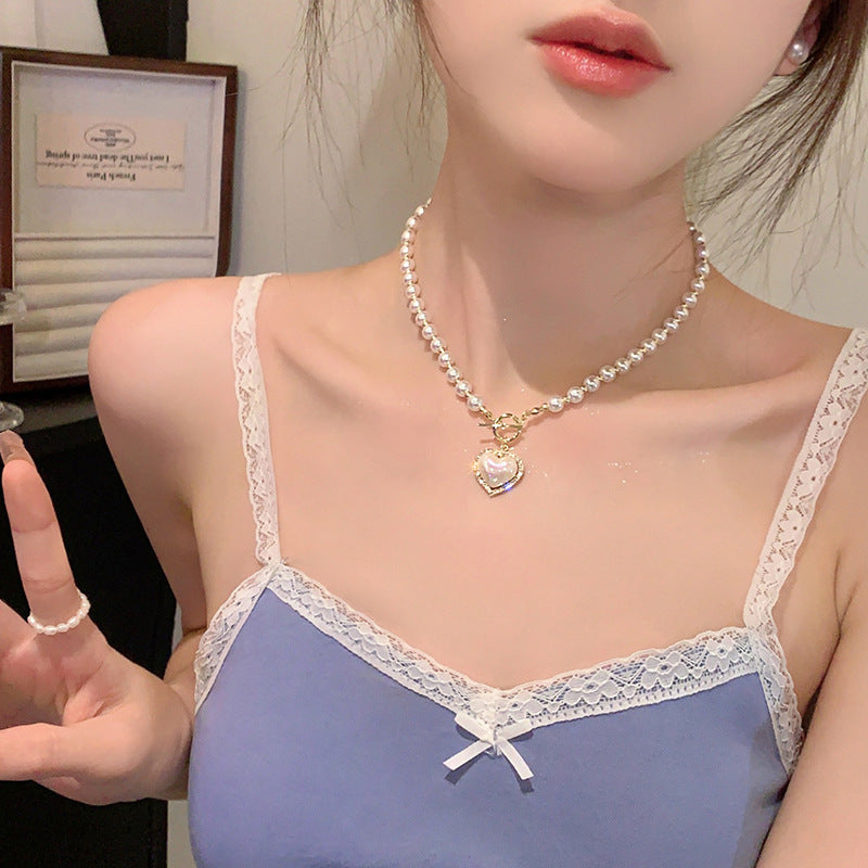 Wholesale Light Luxury Love Choker Necklaces ACC-NE-Fuhui004