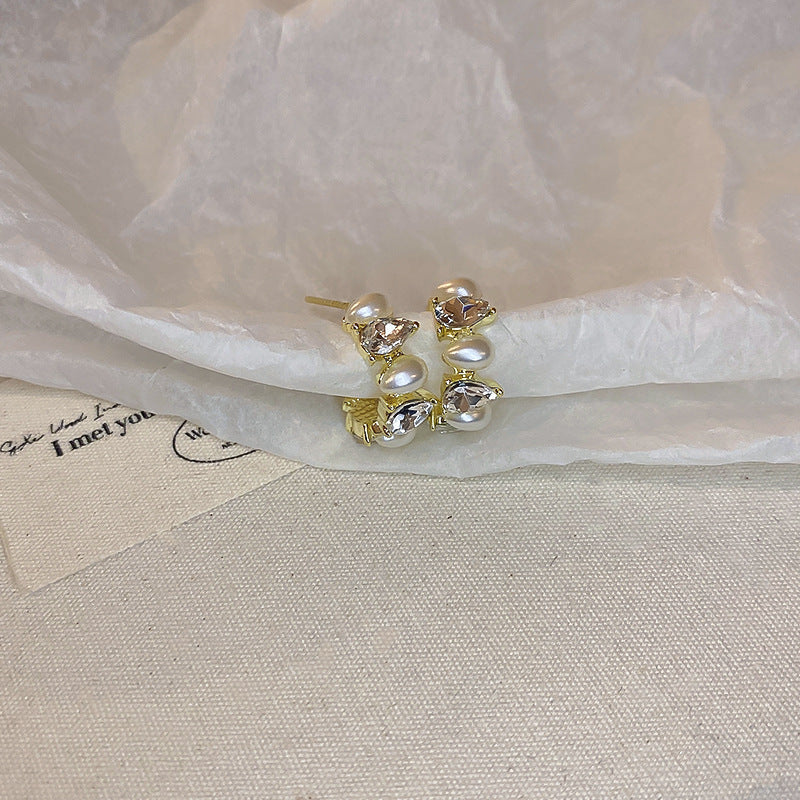 Wholesale 925 Silver Needle Zircon Diamond Butterfly Earrings ACC-ES-Huiih004