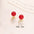 Wholesale pearl retro round shiny ear hooks earrings