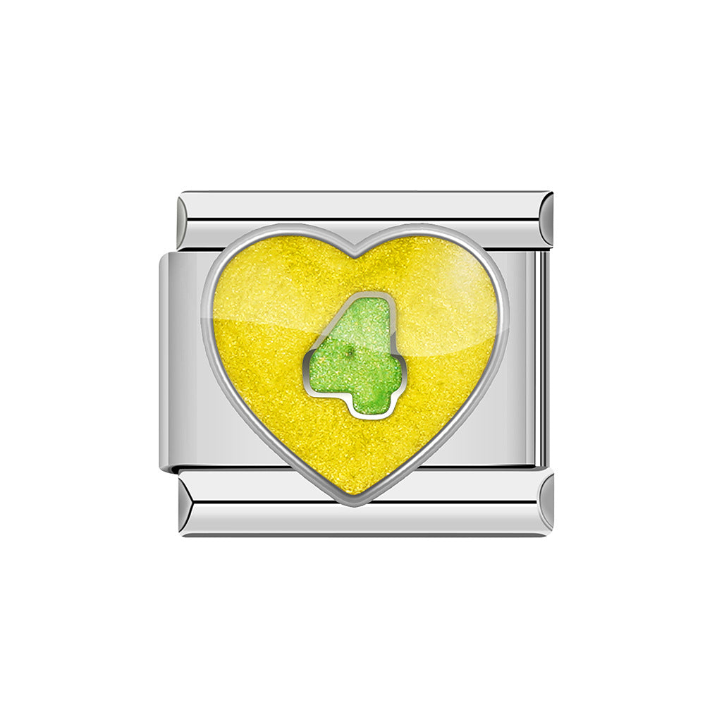 Wholesale Italian Charm Bracelet 9mm DIY Splicing Cute Creative Stainless Steel Composable Bracelet