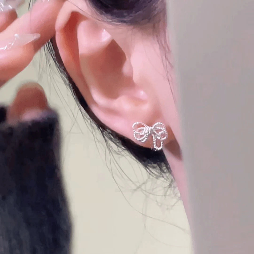 Wholesale Multi-layer bow stud earrings