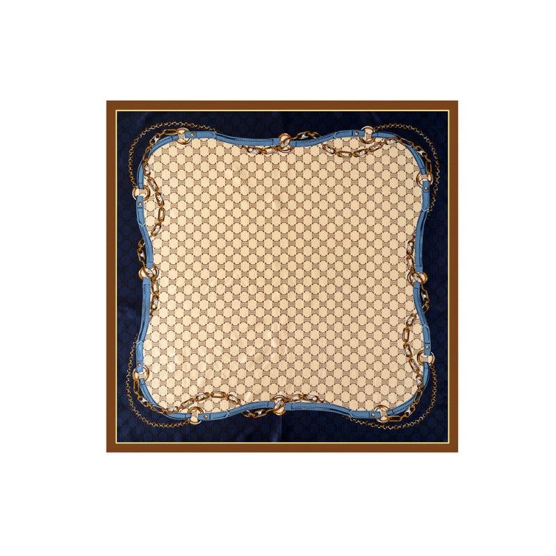 Wholesale silk scarf 90cm ladies printed scarf