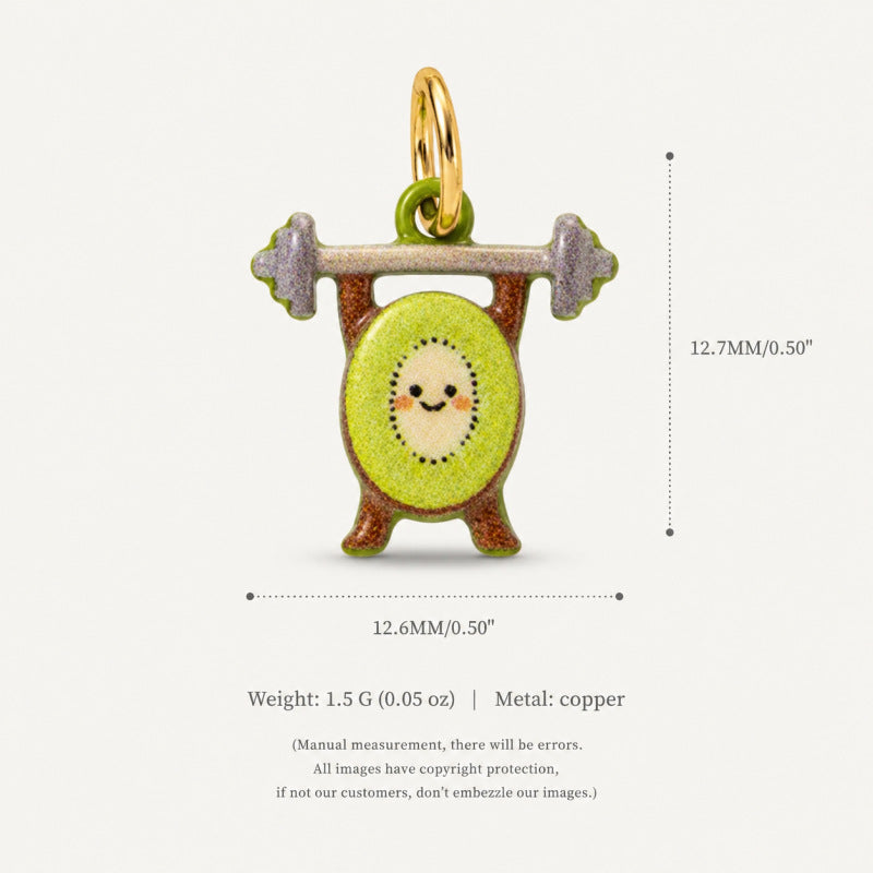 Wholesale Trendy Korean Style Fruit Dessert Pendant Charms Donut Pizza Cake Design Plated Copper DIY Jewelry Accessory For Bracelet Necklace Making Gift Boutique Resale