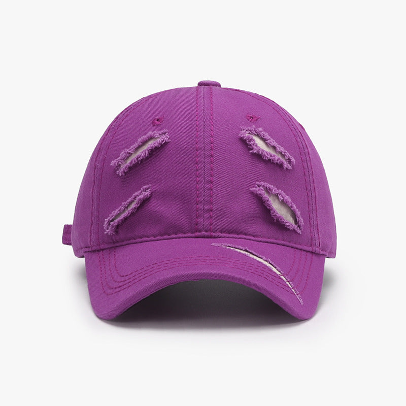 Wholesale Distressed Baseball Caps with Holes Hat ACC-HT-MiAC005