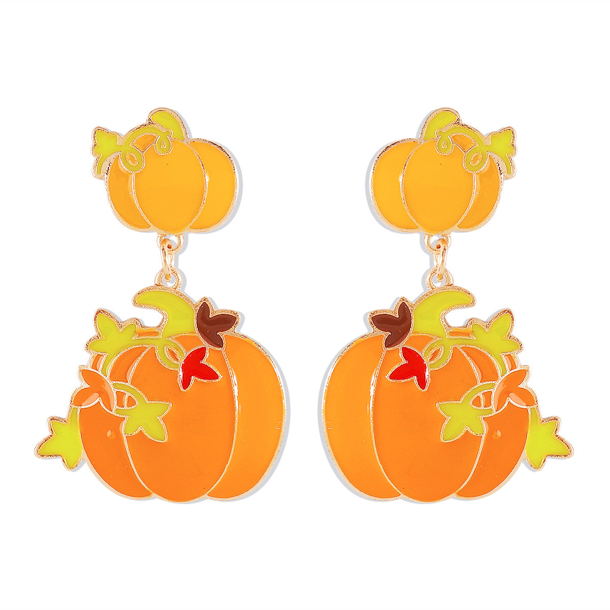 Wholesale  personalized funny cartoon earrings Halloween  letter skull earrings
