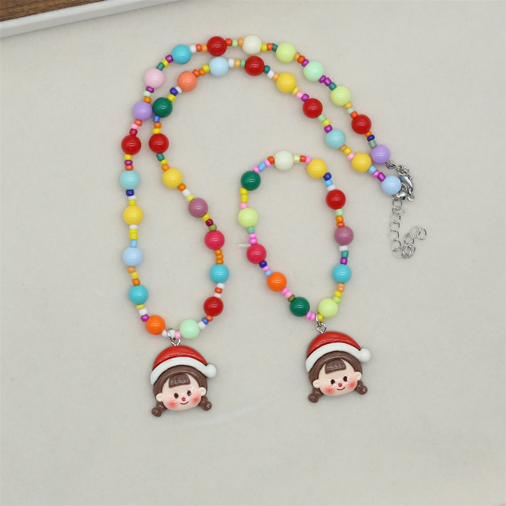 Wholesale  Cute Color Cartoon Necklace