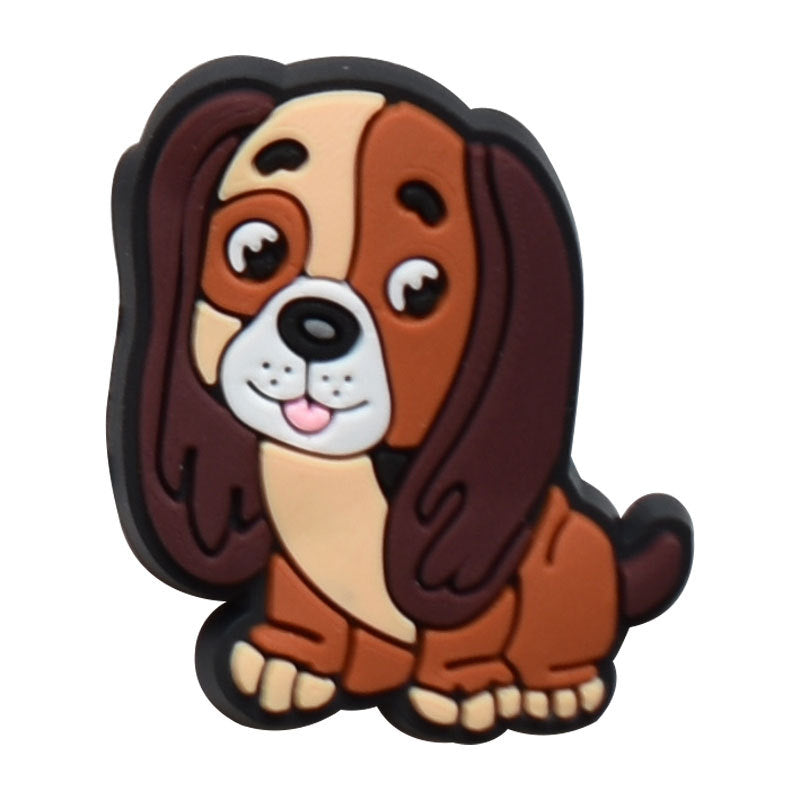 Wholesale Random 100pcs  flower  PVC Soft Rubber Shoe Buckle Decoration