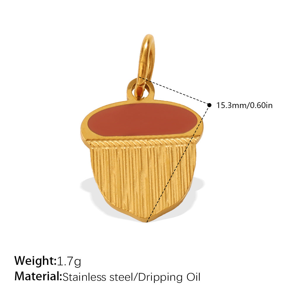 Wholesale Vegetable Series Dripping Oil Charms for Jewelry