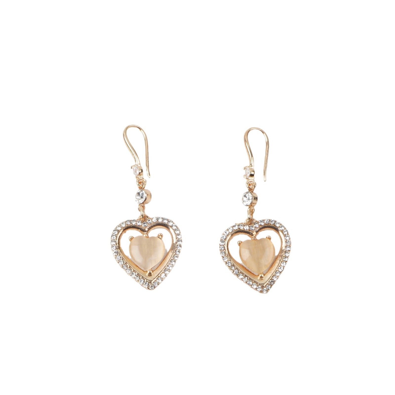 Wholesale Light Luxury Heart Diamond Earrings ACC-ES-XiaoCheng013