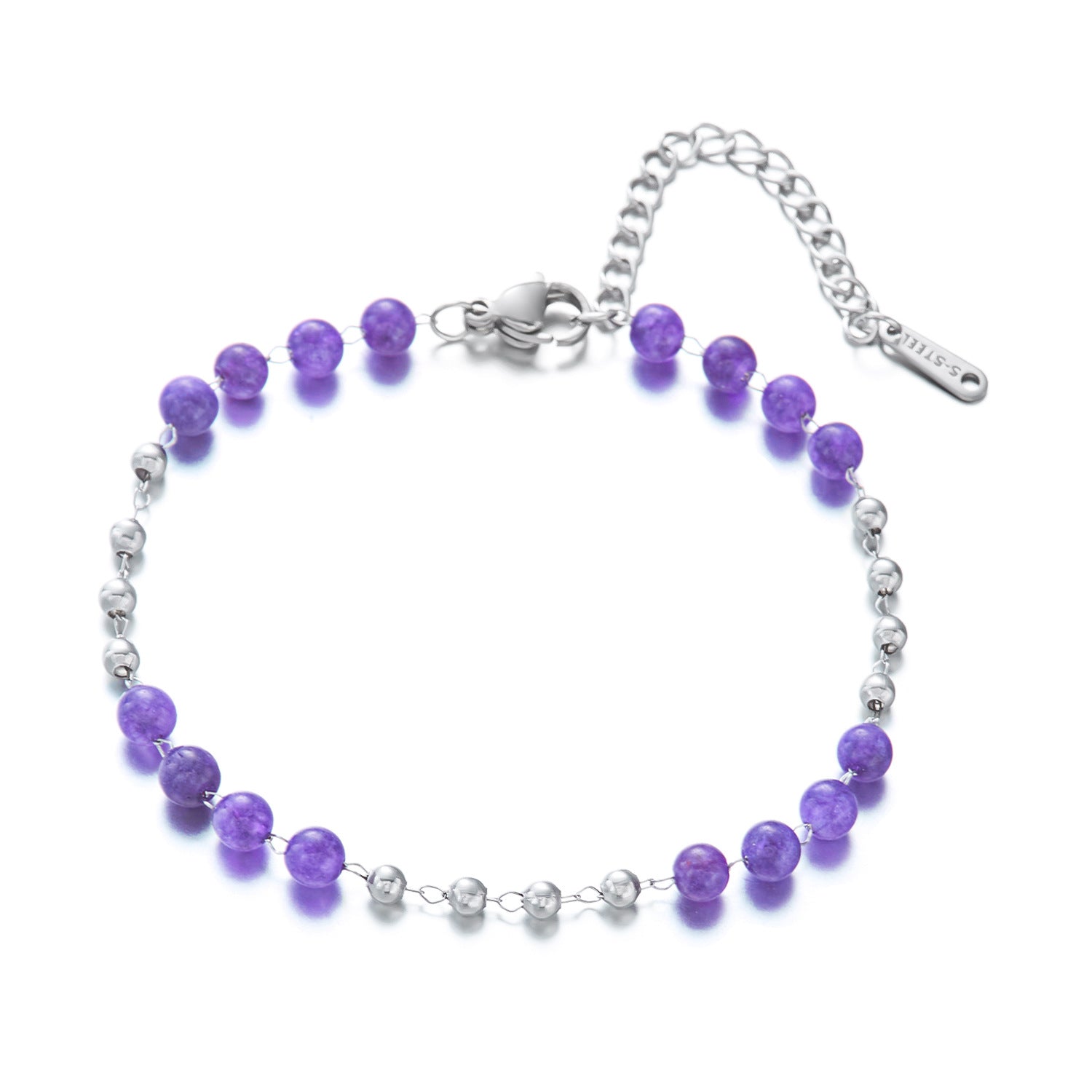 Wholesale Colorful Stainless Steel Beaded Bracelets