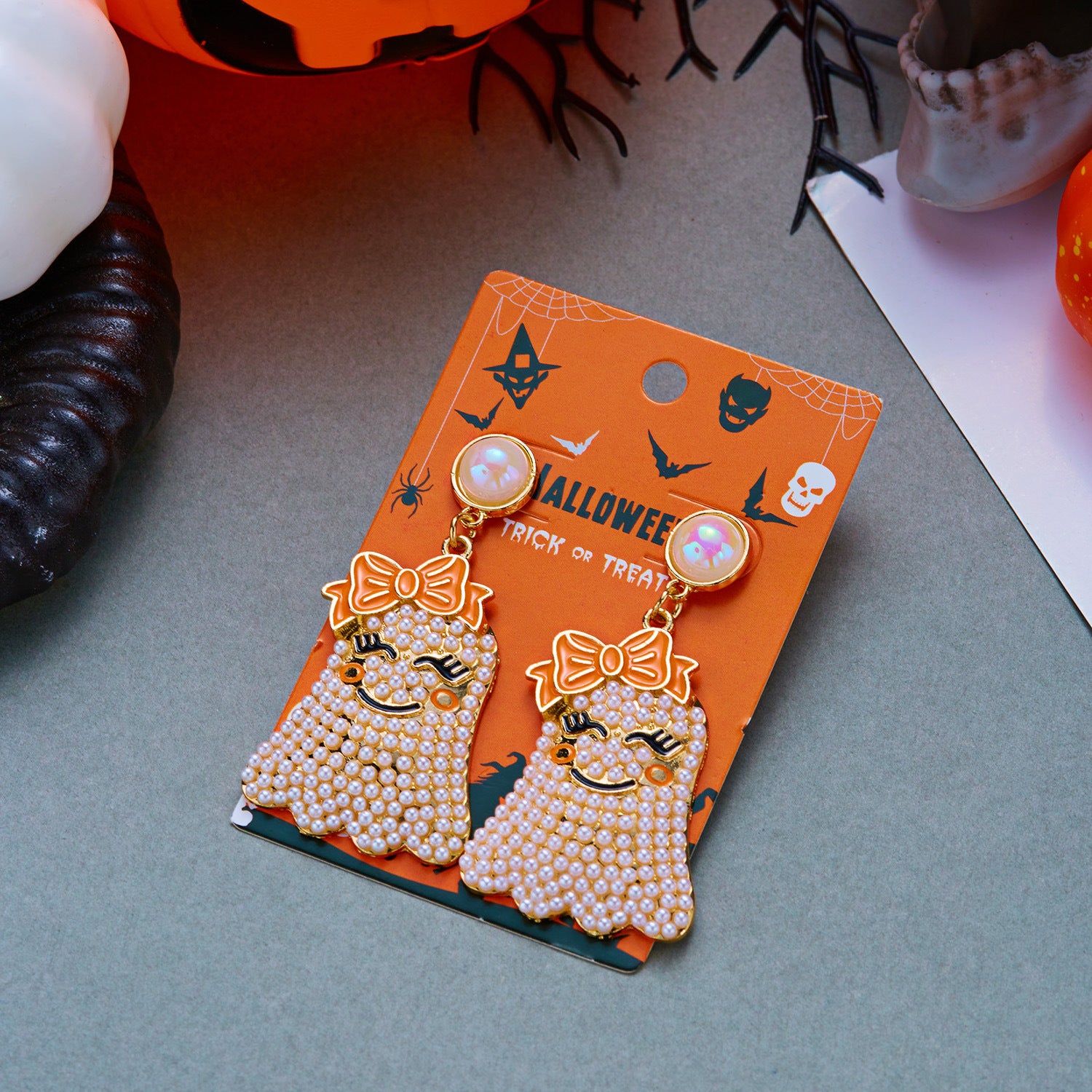 Wholesale Alloy  Ghost Earrings Fashion Accessory Gift Boutique Resale