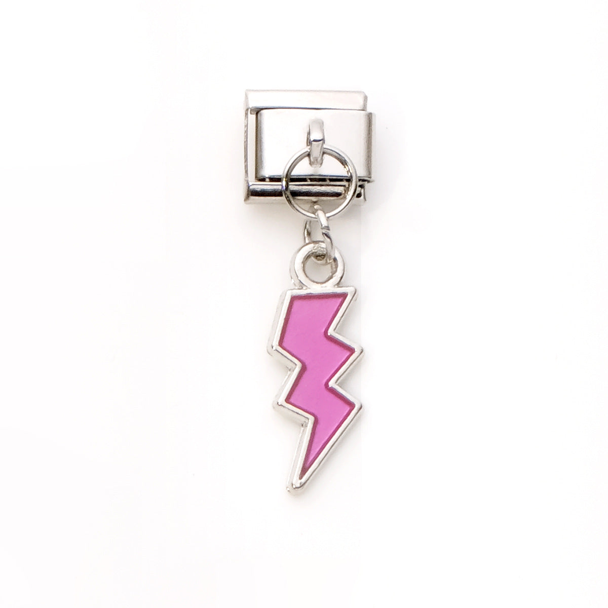 Wholesale 10pcs Italian Charm Bracelet 9mm DIY Splicing Heart Butterfly Pendant Stainless Steel Composable Bracelet