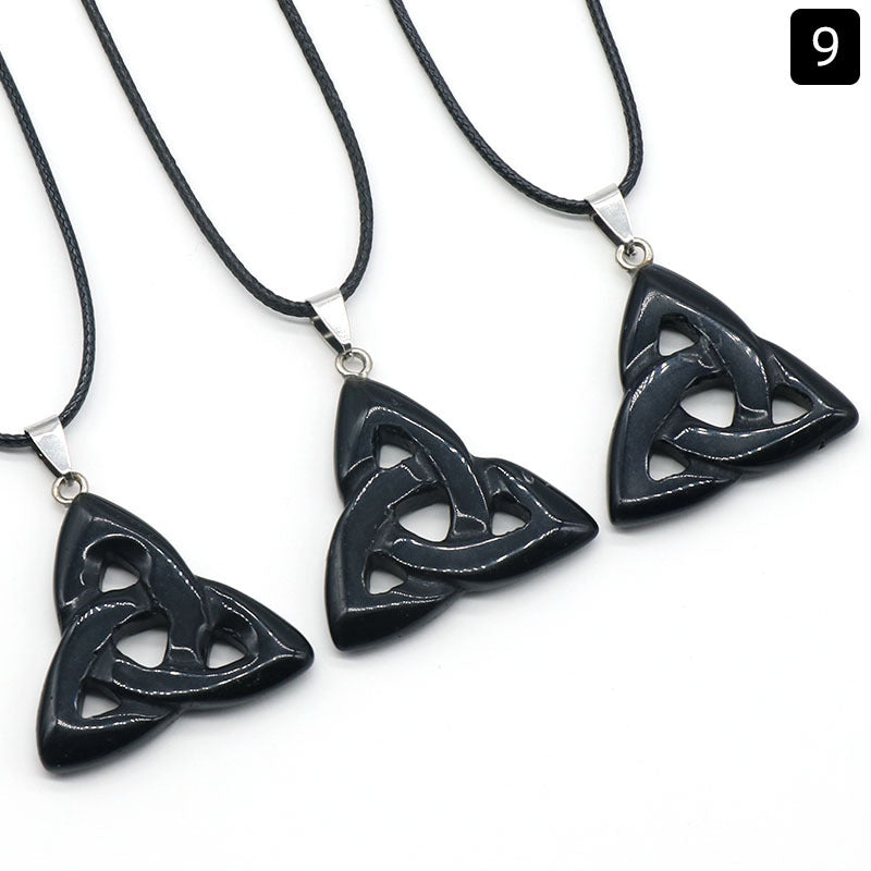 Wholesale Hollow Triangle Shape Pendant ACC-PT-KeSuo008