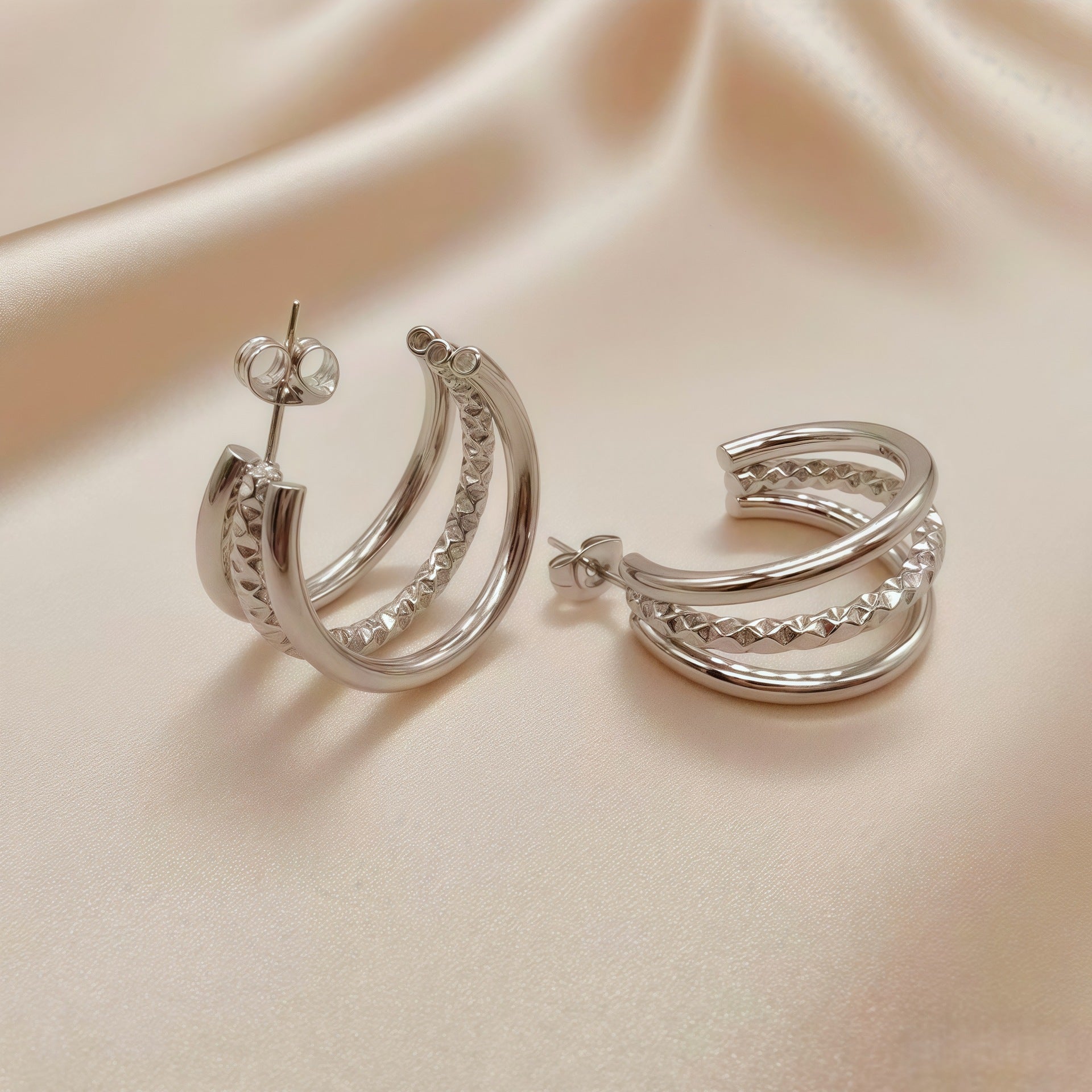 Wholesale titanium steel  non-fading earrings