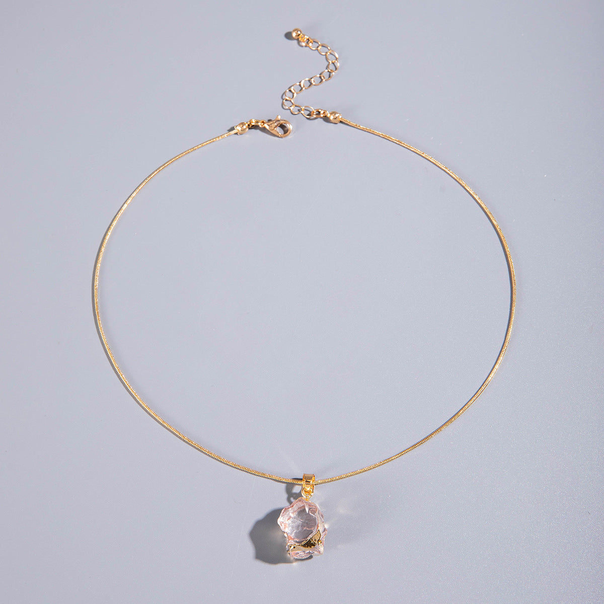 Wholesale Versatile Colorful Crystal Stone Pendant Necklace
