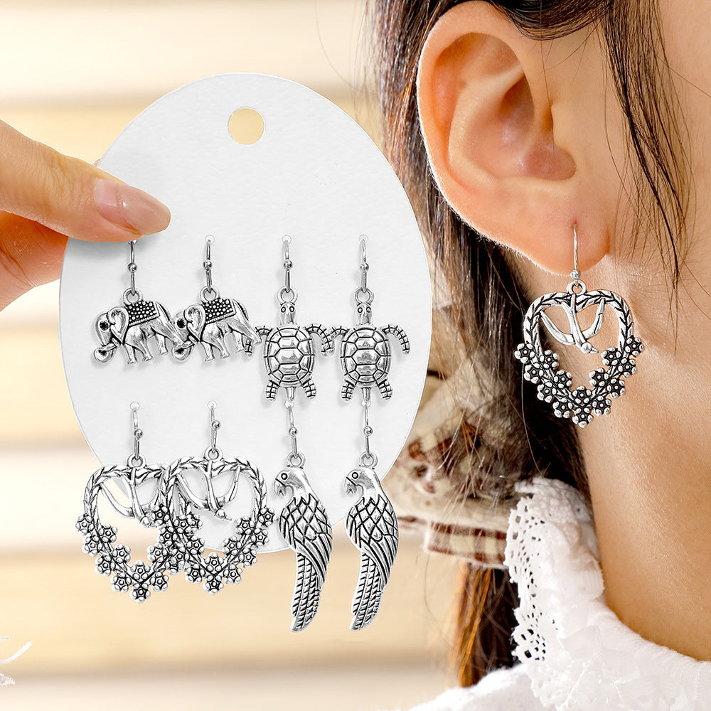Wholesale Trendy Minimalist Earrings with a High-End Feel,  Vintage Ethnic Style,  Simple and Exquisite Versatile Earrings Wholesale Yiwu