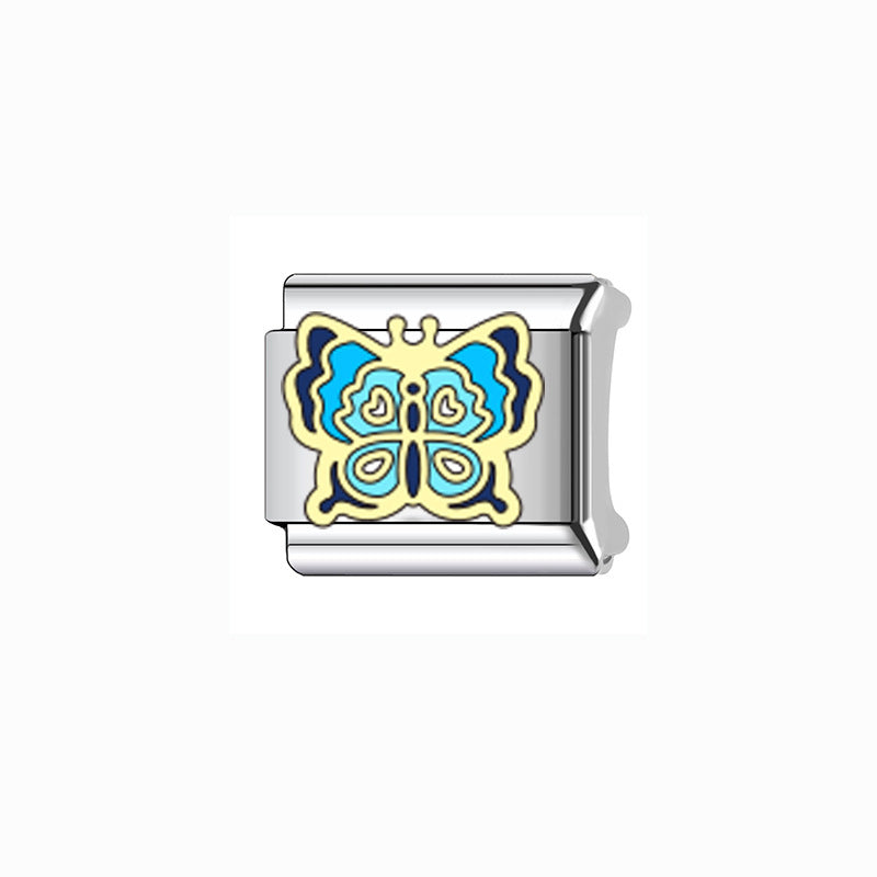 Wholesale Italian Charm Bracelet 9mm DIY Splicing Cute Creative Stainless Steel Composable Bracelet