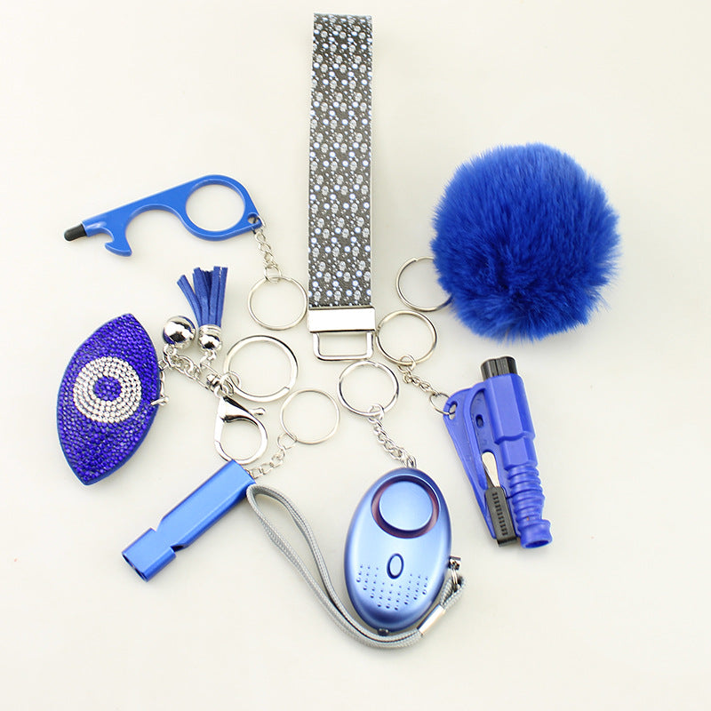 Wholesale Multifunctional Devil's Eye 7-piece Keychain Keychains Accessories