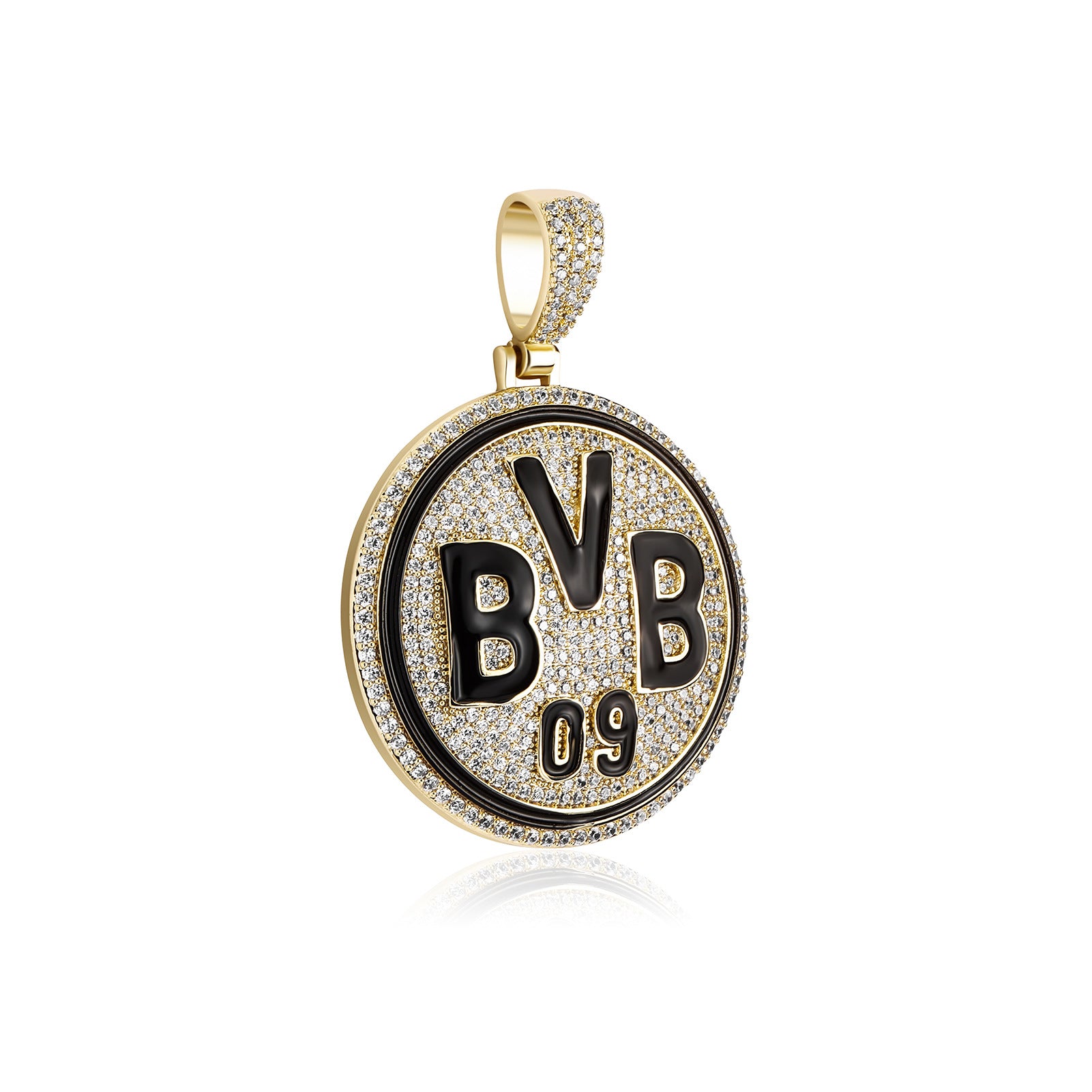 Wholesale Football Club Badge Pendant Colorful Oil Drop Pendant Necklaces ACC-NE-JIna001