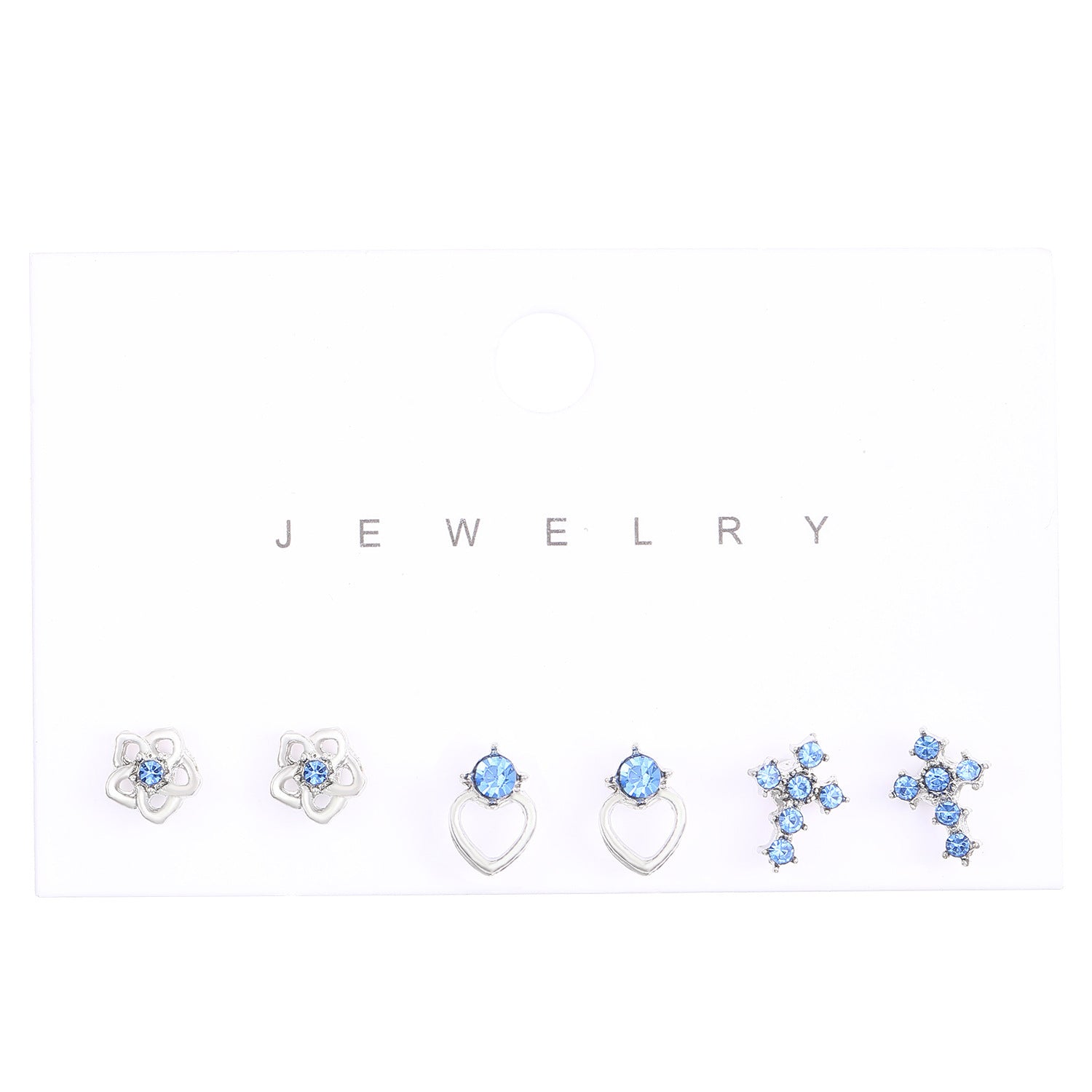 Wholesale Dark Diamond Cross Earrings