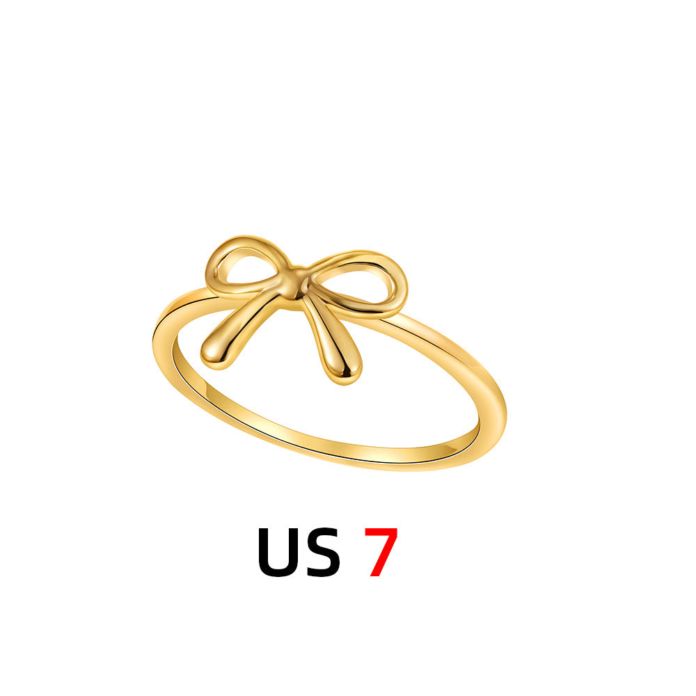 Wholesale 18K Bow Earrings Mini Ear Stud