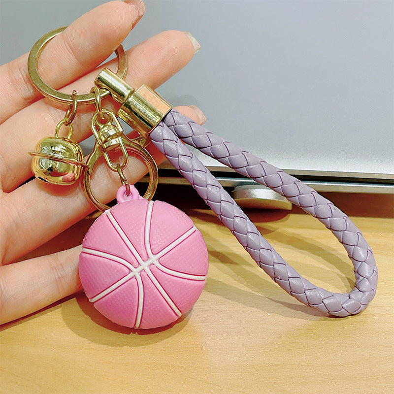 Wholesale Basketball Silicone Keychain ACC-KC-QiHang001