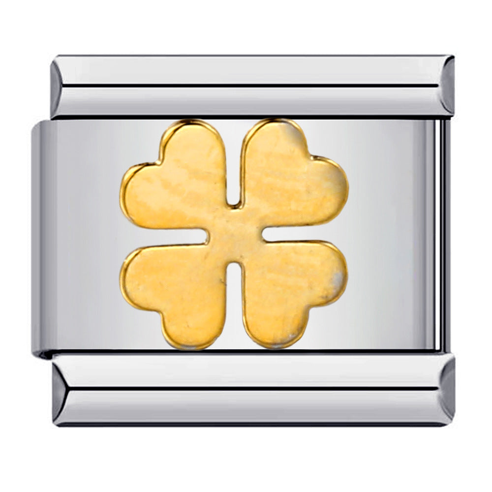 Wholesale Italian Charm Bracelet 9mm DIY Splicing Removable  Stainless Steel Composable Bracelet