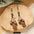 Wholesale Vintage Hand-made Plant Fruit Wood Earrings
