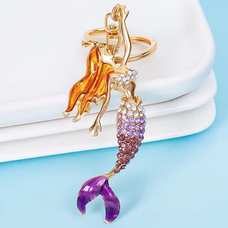 Wholesale Cute Mermaid Keychain,  Women' s Accessories,  Car Key Pendant,  Key Chain,  Direct Supply from the Manufacturer