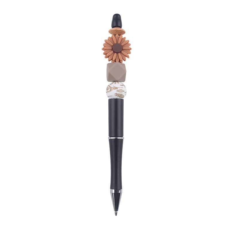 Wholesale Beaded Pen Gel Pen Creative DIY Cartoon Daisy Flowers  Pen